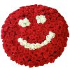 201 красная роза "Смайлик" фото букета