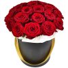 Фото товара 21 роза в шляпной коробке в Хмельницком