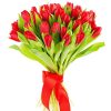 Фото товара 25 червоних тюльпанів в Хмельницком
