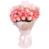 Фото товара 21 элитная розовая роза в фирменной упаковке в Хмельницком