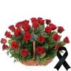 Фото товара 100 червоних троянд у кошику в Хмельницком