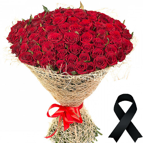 Фото товара 100 красных роз в Хмельницком