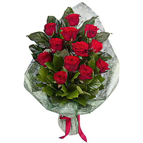 Фото товара 12 червоних троянд в Хмельницком