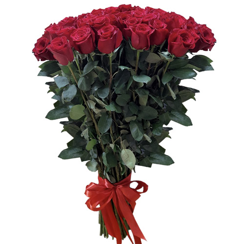 Фото товара 51 роза "Фридом" метровая в Хмельницком